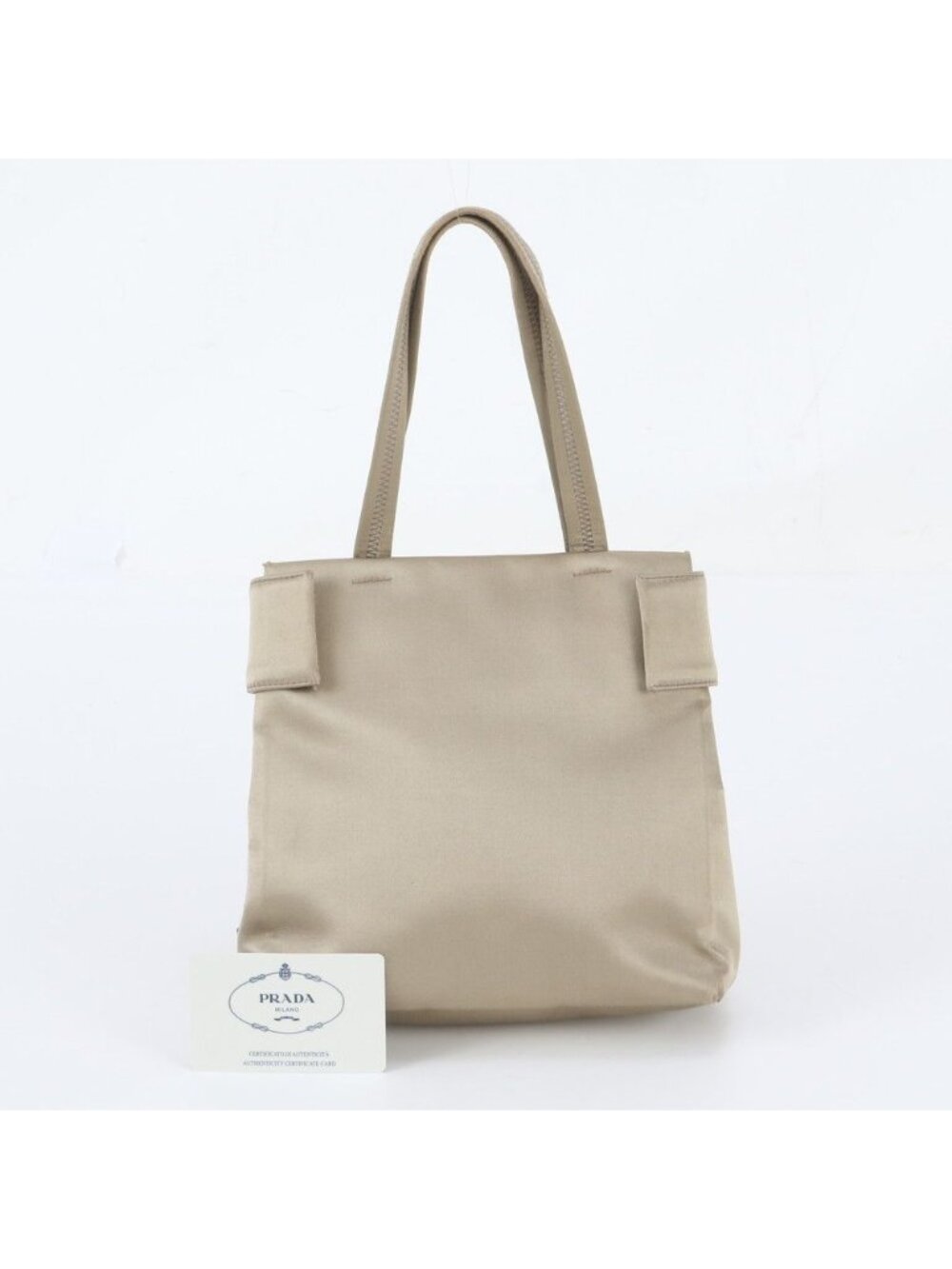 Prada Satin Tote Bag Shoulder